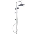 Kit Barre De Douche Sans Mitigeur Celo - H95xl26cm - Finition Chromé