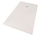 Receveur Nola 3 -  80x180x3cm - Résine - Blanc - Bonde - Découpable