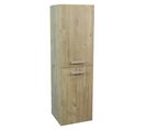 Colonne De Salle De Bain Smart - à Suspendre - 2 Portes - 35cm - Finitions Bois