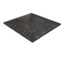 Receveur Nola 3 - 90x90x3cm - Résine - Terazzo Noir - Bonde