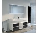 Meuble De Salle De Bain Visenza 1400 Noir