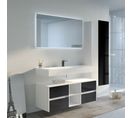 Meuble De Salle De Bain Visenza 1200 Noir