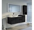 Meuble Salle De Bain Avezzano 1400 Noir