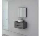 Meuble De Salle De Bain Terranova 800 Gris Taupe