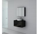 Meuble De Salle De Bain Terranova 800 Noir