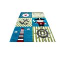 Tapis Enfant Pirate Mikala Multicolore 160x230