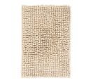 Tapis De Salle De Bain Doux Longues Mèches Idris Ivoire 50x90