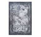 Tapis Gris Vintage Rayé Lavable En Machine Vincent Gris 80x150