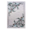 Tapis Floral Rectangle Design Lavable En Machine Bouquet Crème 80x150