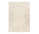 Tapis Moderne Crème Laine Et Polyester Rectangle Giulia Crème 80x150