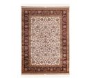 Tapis Avec Franges Oriental Rectangle Luxe Heriz Crème 80x150