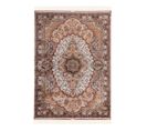 Tapis D'orient Crème Luxe Avec Franges Chiraz Crème 140x200