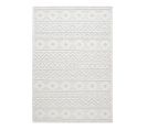 Tapis Kilim Crème Intérieur Avec Franges Mehari Crème 80x150