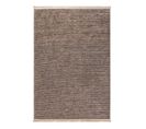 Tapis Avec Franges Lavable En Machine Antidérapant Uni Diamila Beige 160x230