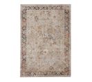 Tapis Vintage Avec Franges Rayé Poils Ras Katoun Gris 240x315