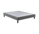 Sommier Confort Médium Nature Chenillé Gris 140x190