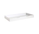 Tiroir Pour Lit 90x200cm Blanc Sur Roulettes - Thox