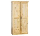 Armoire 2 Portes Bois Massif Naturel - Cali