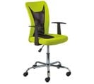 Fauteuil De Bureau Sur Roulettes Vert Et Noir - Deana