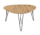 Table Basse Triangulaire Plateau Effet Bois - Caceres