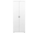 Armoire Multiusage 2 Portes Coloris Blanc - Teo