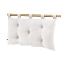 Coussin De Tête De Lit Avec Passants 50x80cm Gaze De Coton Chantilly - Ourea