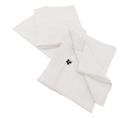 Lot De 3 Serviettes 40x40cm Gaze De Coton Chantilly - Ourea