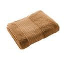 Serviette De Bain 90x150cm En Coton Bio Coloris Camel - Emma