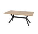 Table Repas Allongeable 180-230 Cm Effet Bois Et Béton - Thibault