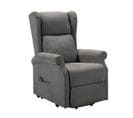 Fauteuil Relax Releveur Electrique Tissu Gris Foncé - Andora