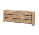 Buffet 2 Portes Coulissantes Aspect Bois - Nilla