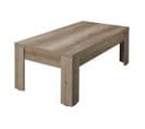 Table Basse Rectangulaire Effet Bois - Dolmen