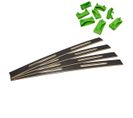 Lot De 4 Lattes Epaule 78cm + 8 Embouts Verts - Altozone