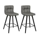 Lot De 2 Tabourets Gris - Soren