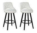 Lot De 2 Tabourets Blancs - Niels