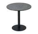 Table De Repas Aspect Céramique Piètement Anthracite - Sada