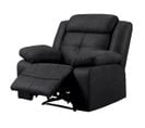 Fauteuil Relax Manuel Tissu Gris - Fabares