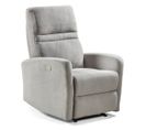 Fauteuil Relax Electrique Tissu Gris Clair - Yangas