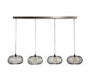 Suspension Contemporaine 4 Lampes Style Disques Ralf