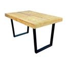 Table à Manger Extensible En Bois Recyclé 140-180 Cm Canberra