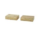 Petite Table De Chevet Murale En Bois Clair 1 Tiroir (lot De 2) Melbourne