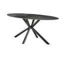 Table En Céramique Noire Ovale 180 Cm Galway