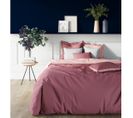 Housse De Couette Coton Bicolore Tertio® Vieux Rose / Rose Blush -140 X 200