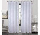 Paire De Voilage Classique - 140x260 Cm - Gris Clair