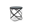 Table D'appoint Verre Iris - Gris - Gris