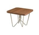 Table Basse Bois Carrée 100cm Lilo - Noyer - Marron