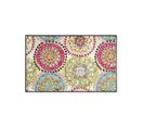 Paillasson 75x120 Tissé Motif Floral Vintes Multicolore