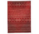 Tapis Berbère 200x290 Tissé Motifs Tribaux Af1 Berbi Rouge