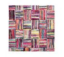 Tapis Salon 160x160 Carre Brik Multicolore