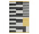 Tapis Salon 80x150 Lignal Jaune, Gris, Blanc